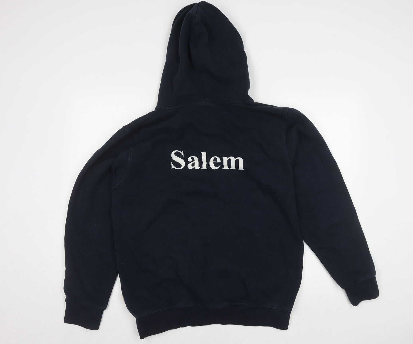 Hakro Blue Pullover Hoodie M with Logo for Unisex