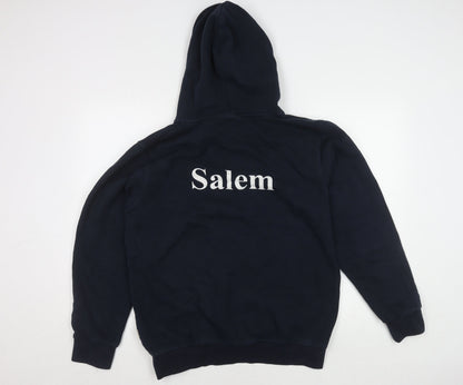 Hakro Blue Pullover Hoodie M with Logo for Unisex