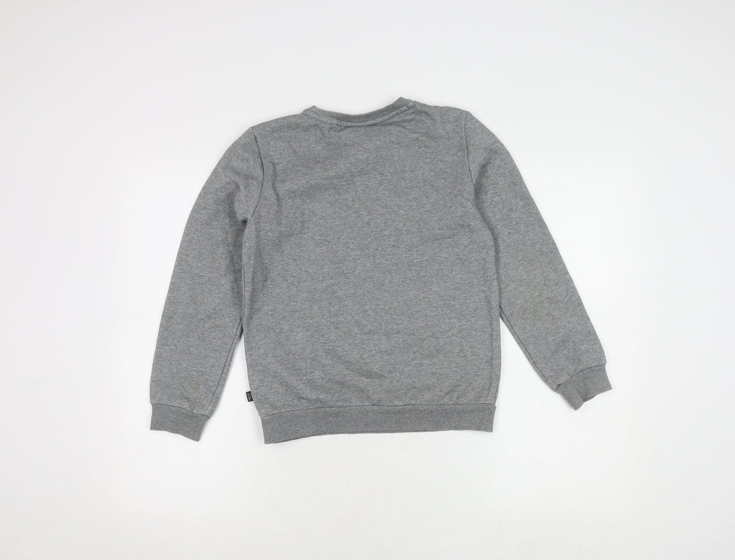 Puma Boys Grey Crew Neck Sweatshirt 11-12Y Pullover
