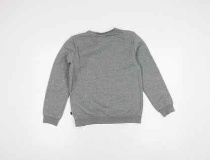 Puma Boys Grey Crew Neck Sweatshirt 11-12Y Pullover
