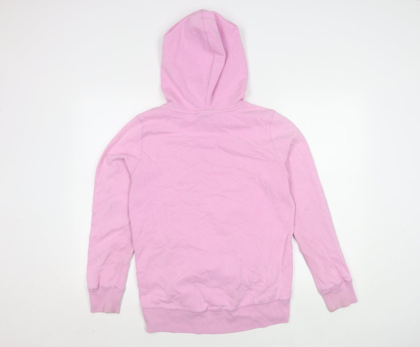 Womens UK Size S Under armour Pink Pullover Hoodie