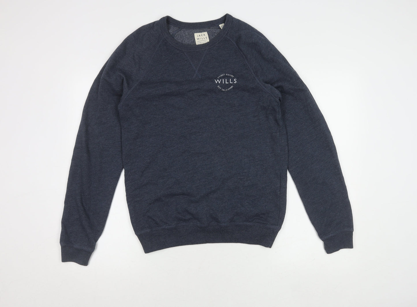 Mens UK Size S Jack Wills Blue Pullover Sweatshirt