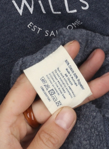 Mens UK Size S Jack Wills Blue Pullover Sweatshirt