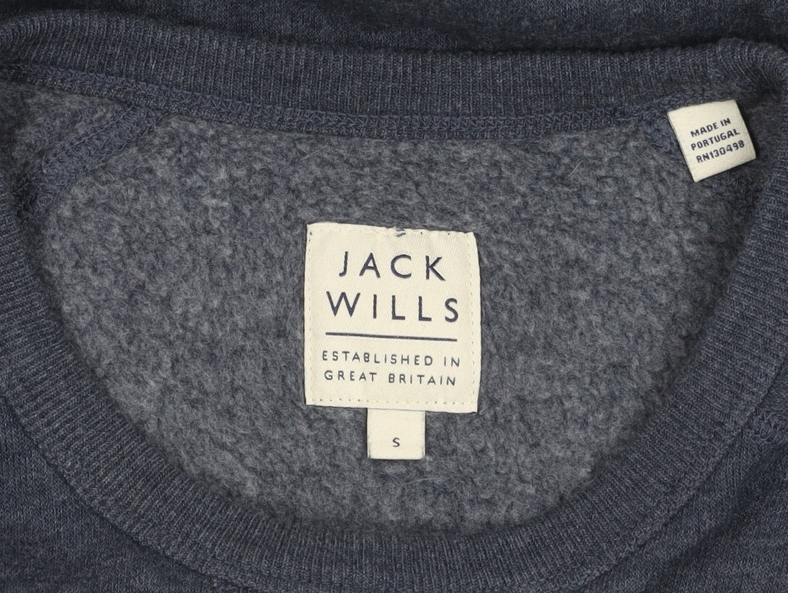 Mens UK Size S Jack Wills Blue Pullover Sweatshirt