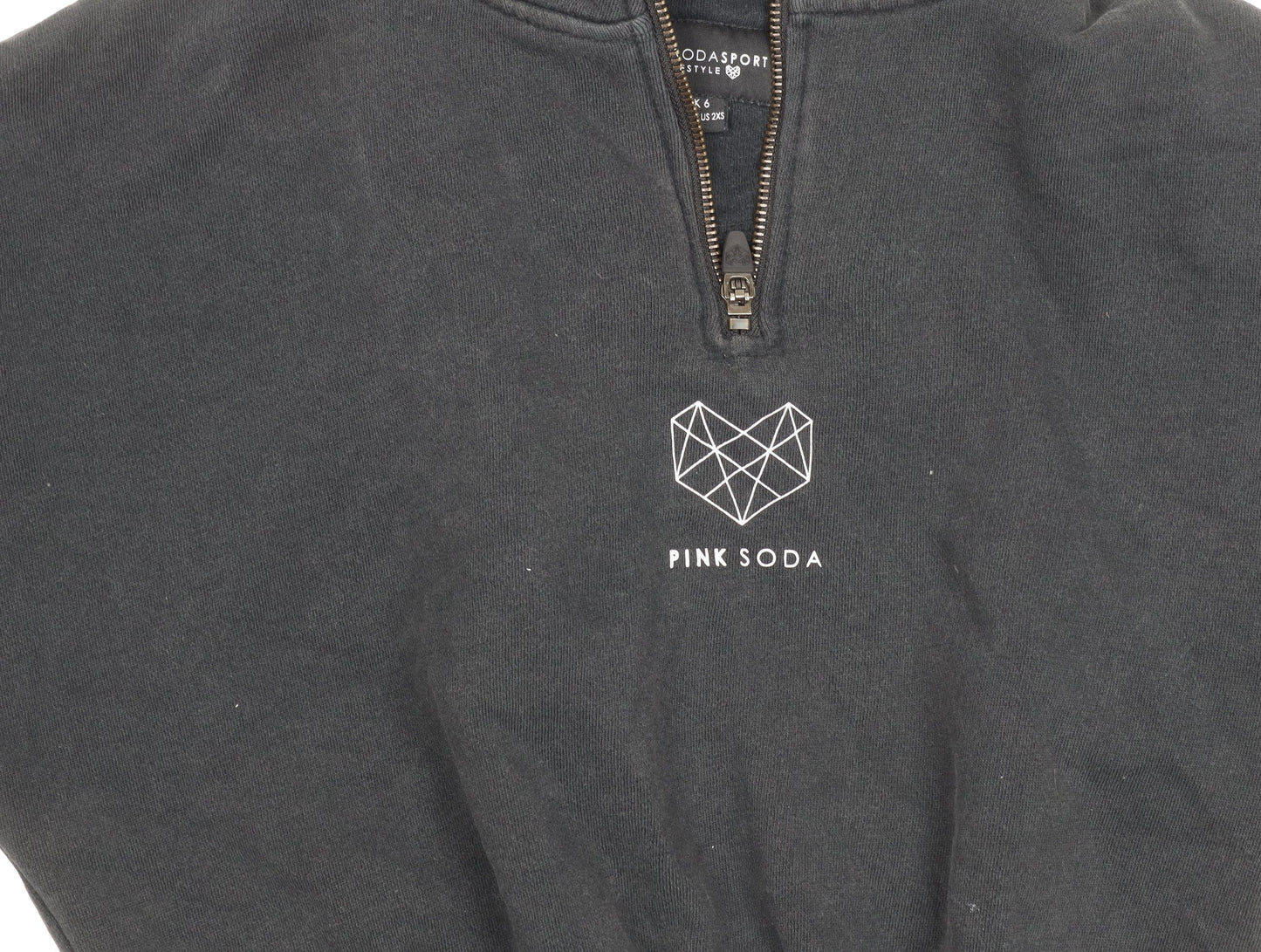 Pink Soda Women's Black 2XS Sweatshirt