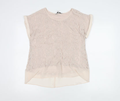 Womens UK Size Condition_16 Excellent Coast Beige Basic Blouse