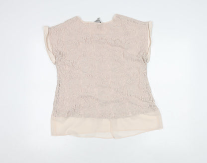Womens UK Size Condition_16 Excellent Coast Beige Basic Blouse
