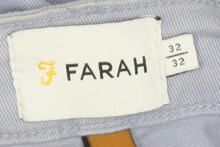 Farah Men's Blue Straight Jeans Size 32