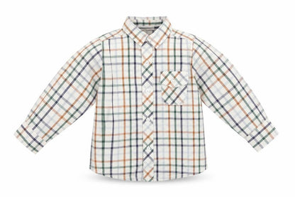 Jasper Conran Boys Multicoloured Check Button-Up Shirt 2-3Y