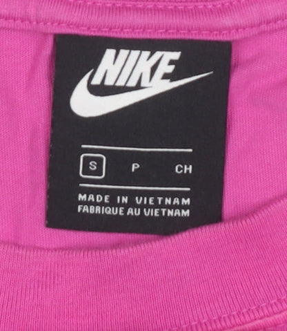 Womens UK Size S Nike Pink Basic T-Shirt