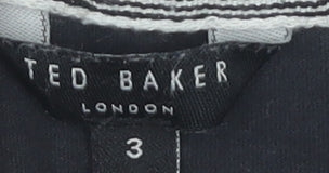 Ted Baker Men's Black Cotton Crew Neck T-Shirt