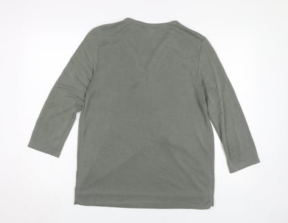 Long Tall Sally Women's Green Wrap Top - Size S