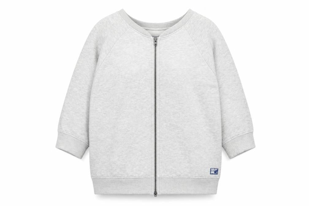 Womens UK Size S Superdry Grey Full Zip Sweatshirt
