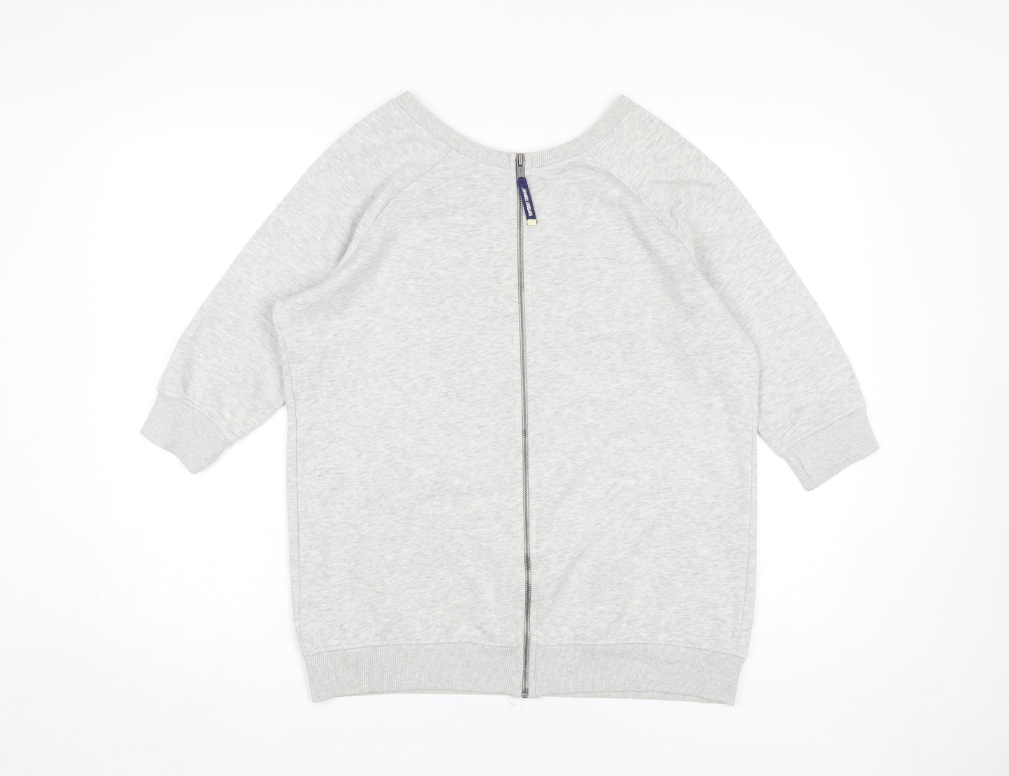 Superdry Women's Grey Sweatshirt Size S Full Zip