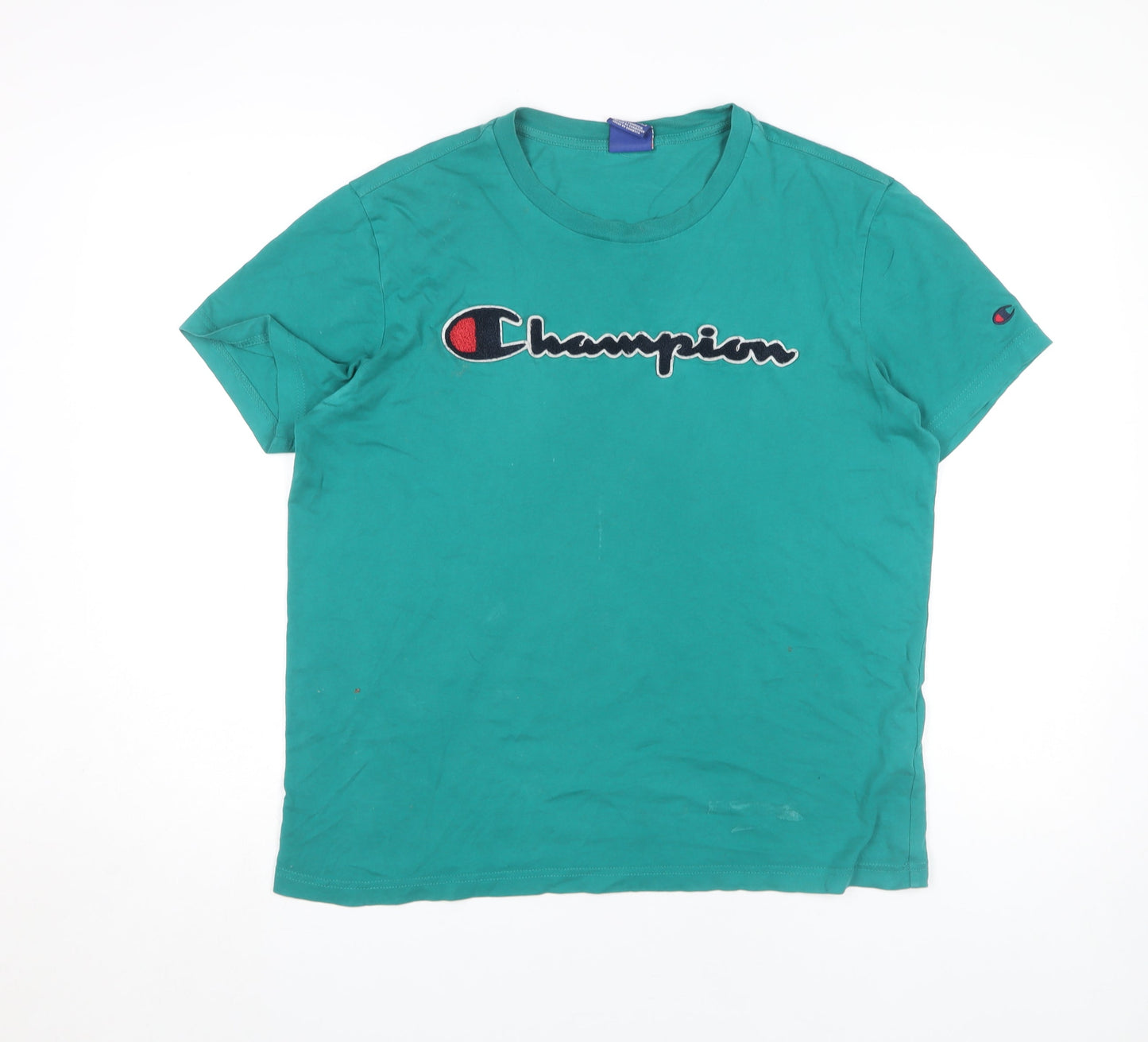 Mens UK Size M Champion Green  T-Shirt