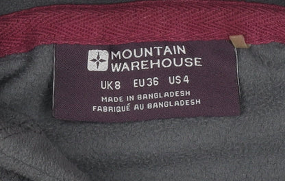 Womens UK Size 8 Mountain Warehouse Grey Pullover Hoodie