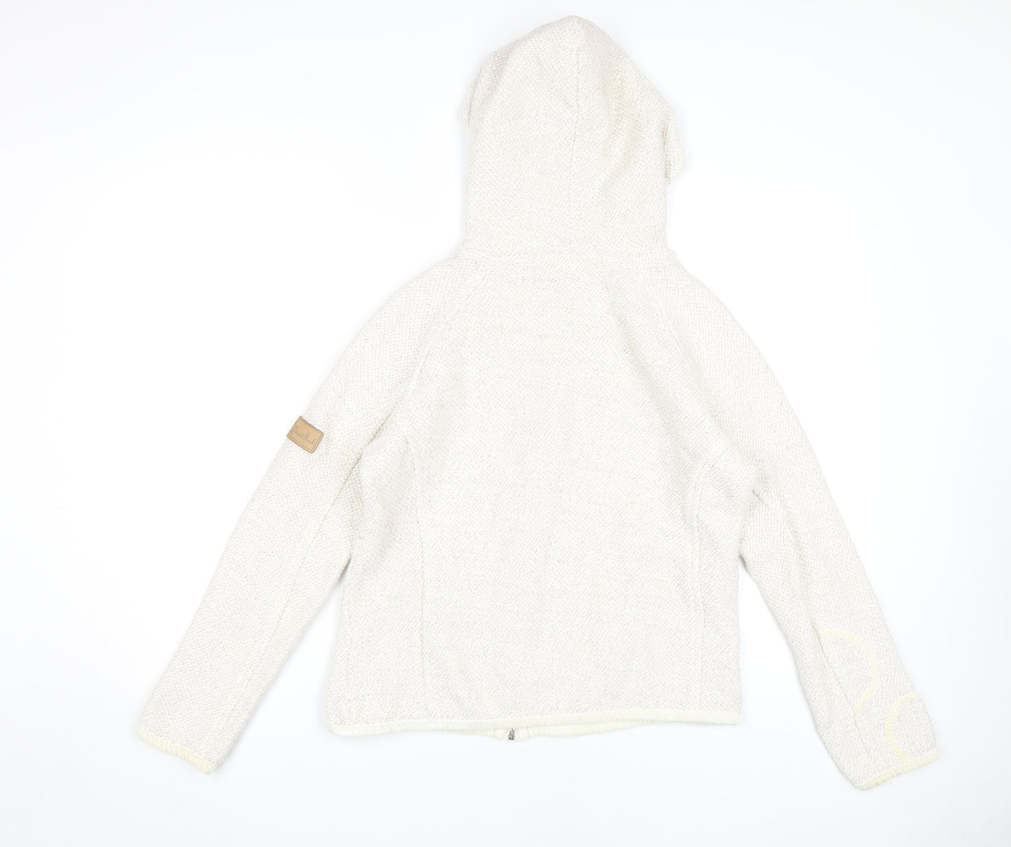 Womens UK Size S Weird Fish Ivory Hooded