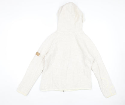 Womens UK Size S Weird Fish Ivory Hooded