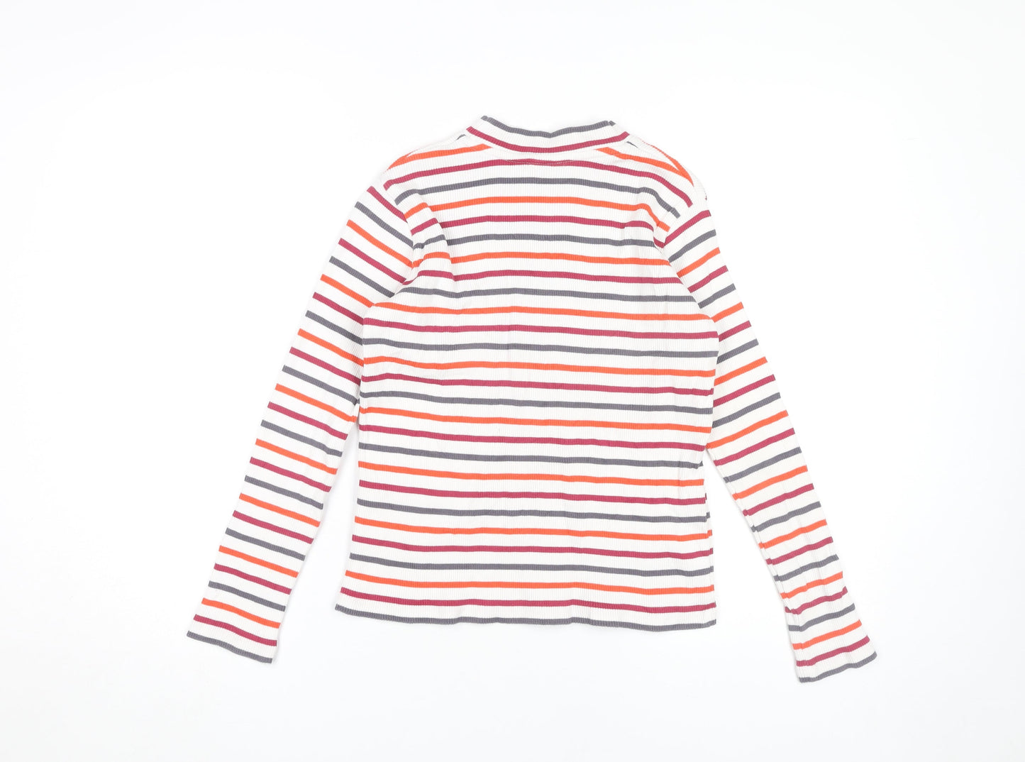 Jigsaw Junior Girls Multicoloured Striped Long Sleeve T-Shirt 12-13