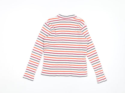 Jigsaw Junior Girls Multicoloured Striped Long Sleeve T-Shirt 12-13