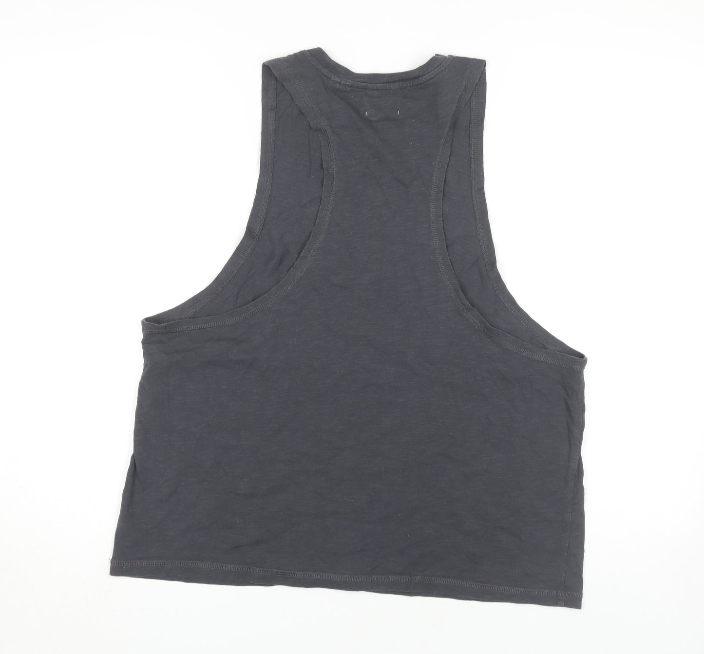 Womens UK Size 8 Superdry Black Basic Tank