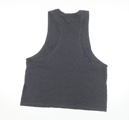 Womens UK Size 8 Superdry Black Basic Tank