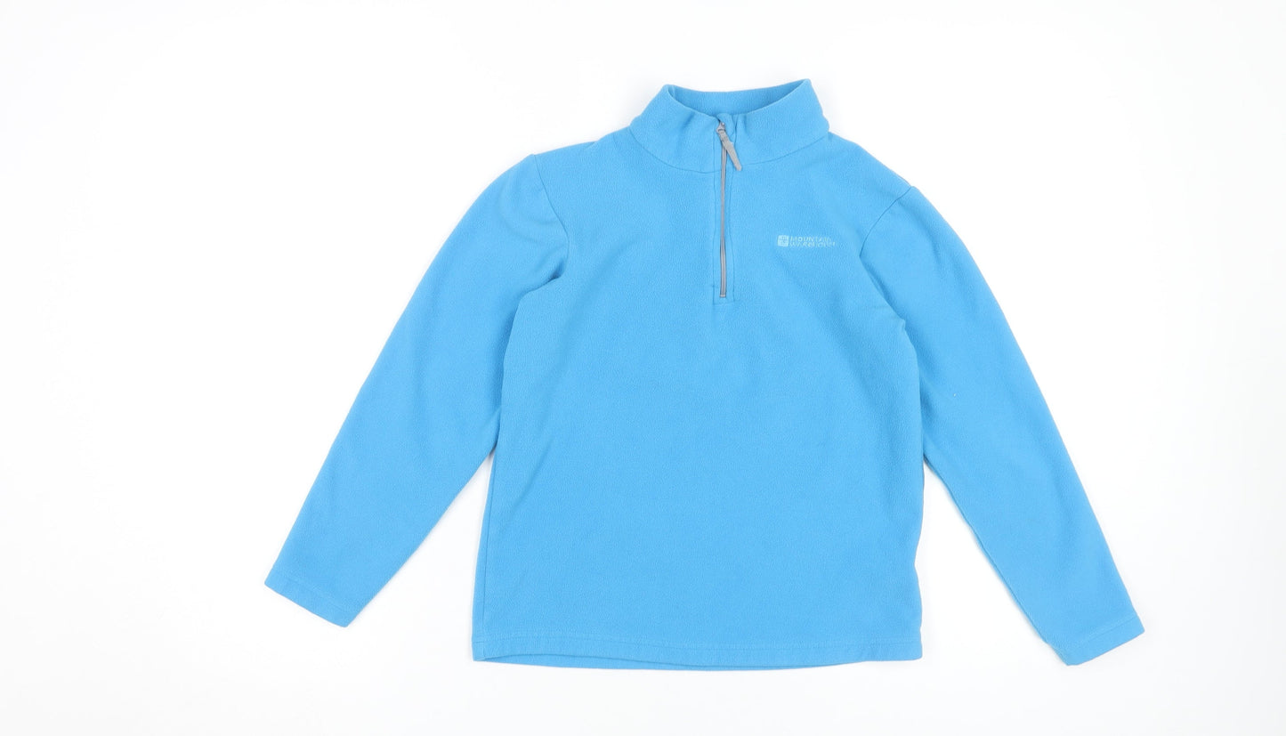 Mountain Warehouse Blue Boys Henley Sweatshirt - 11-12 Years