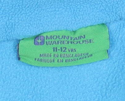 Mountain Warehouse Blue Boys Henley Sweatshirt - 11-12 Years