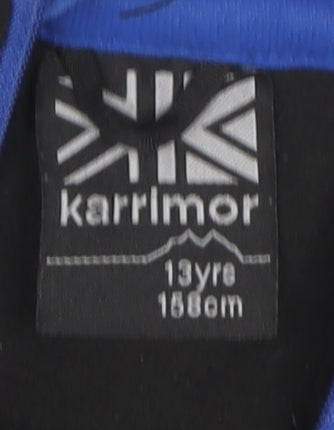 Karrimor Boys Black Fleece 1/2 Zip Sweatshirt, 13 Years