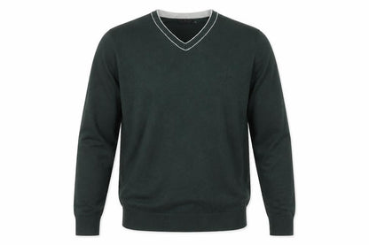 Mens UK Size M Jeff Banks Green Pullover Jumper