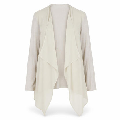 Colebrooke by Windsmoor Women's Beige Open Front Cardigan M