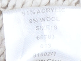 Womens UK Size 8 SoulCal & Co Beige Pullover Jumper