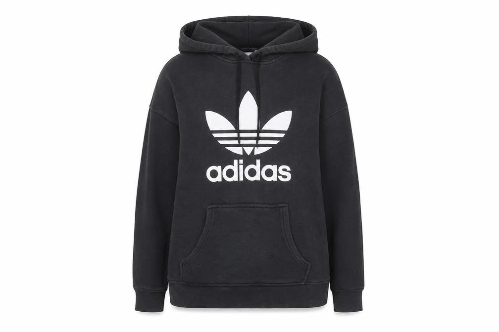 Womens UK Size XS adidas Black Pullover Hoodie