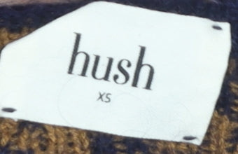 Hush Women's Leopard Mock Neck Jumper XS
