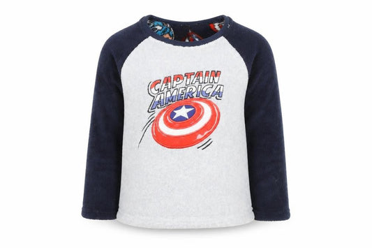 Marvel Boys Captain America Pyjama Top 4-5 Years Multicoloured