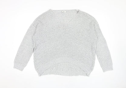 Womens UK Size XL Jacqueline de Yong Grey Pullover Jumper