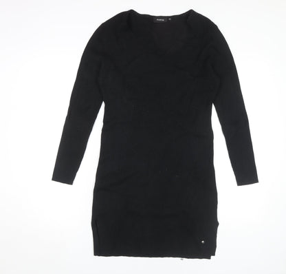 Firetrap Women's Black V-Neck Knit Dress Size 10