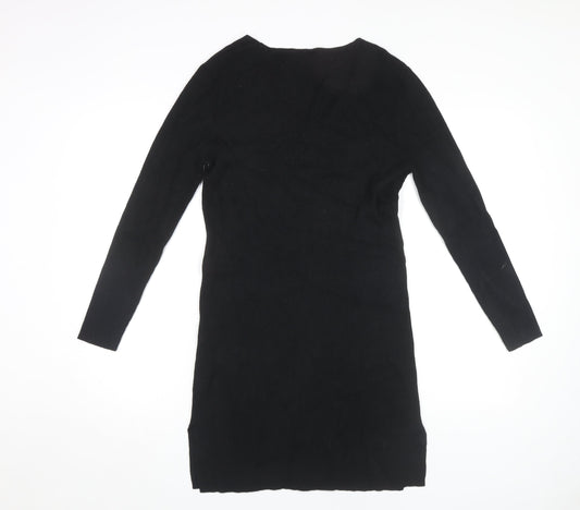 Firetrap Women's Black V-Neck Knit Dress Size 10