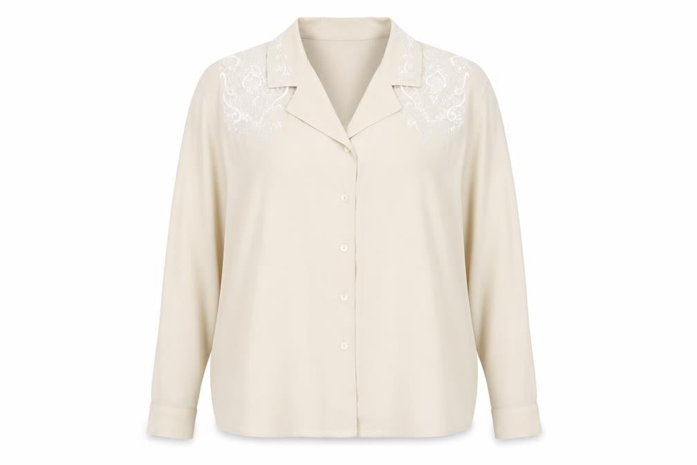 Womens UK Size 14 Alexon Beige Basic Blouse