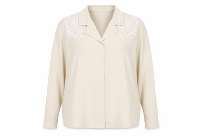 Womens UK Size 14 Alexon Beige Basic Blouse