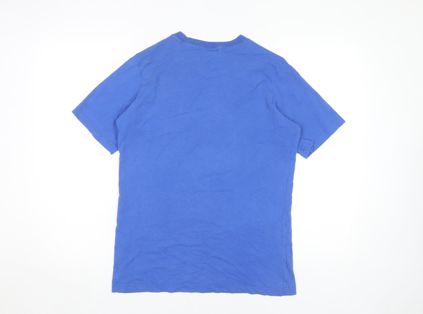 Nike Boys Blue XL Graphic Logo T-Shirt, Casual Short Sleeve