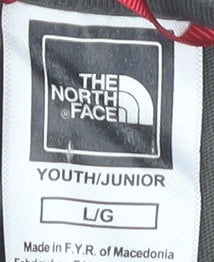 The North Face Boys Green Long Sleeve T-Shirt Size L