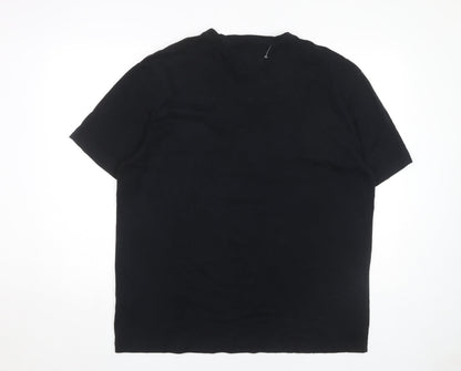 Tommy Hilfiger Men's Black XLT V-Neck T-Shirt