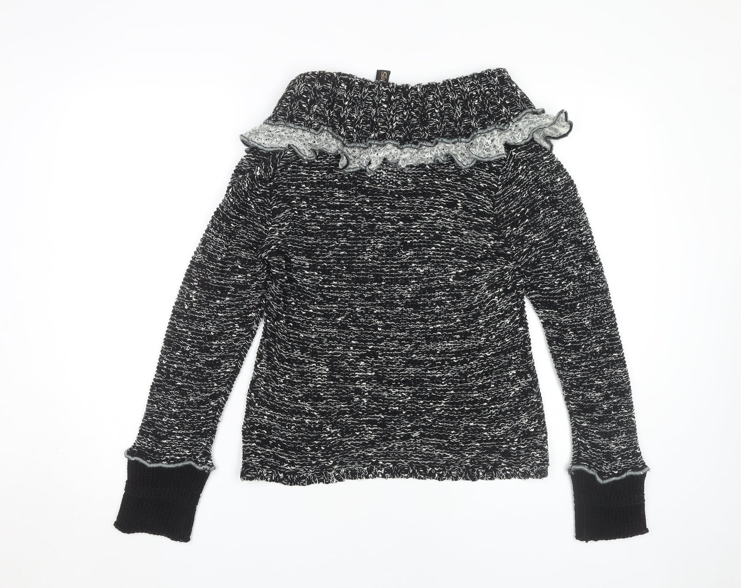 Womens UK Size S Stephen Black Cardigan Jumper