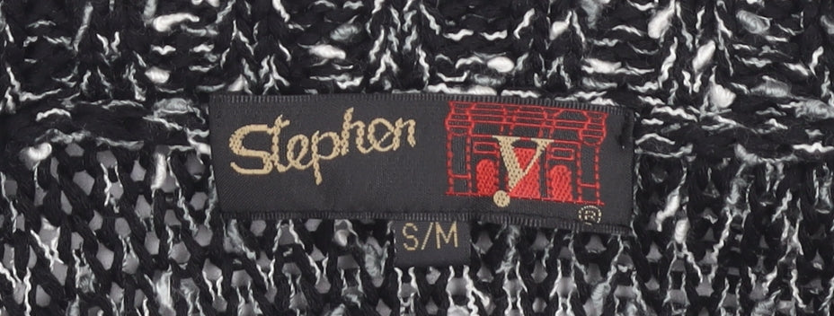 Womens UK Size S Stephen Black Cardigan Jumper