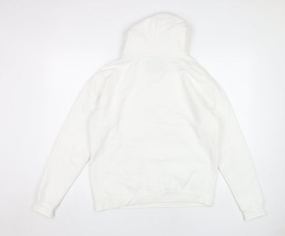 Fluid Women's White Pullover Hoodie Size 12 Casual