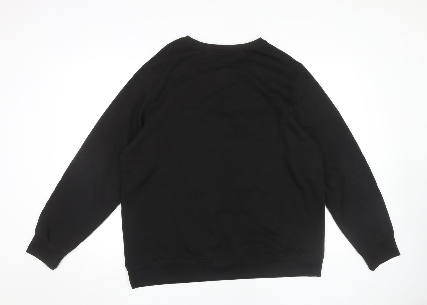 Home Free Black Women's Sweatshirt 2X Cotton/Polyester