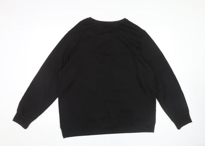 Home Free Black Women's Sweatshirt 2X Cotton/Polyester