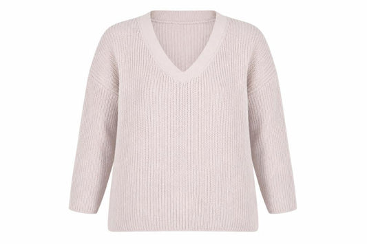 Womens UK Size M New Look Beige Pullover Jumper