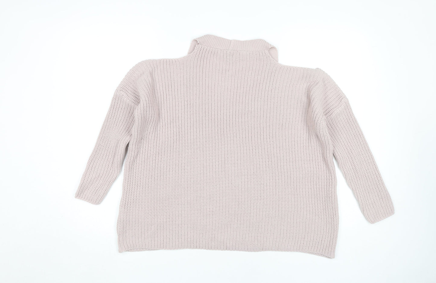Womens UK Size M New Look Beige Pullover Jumper